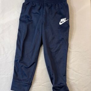 Nike Blue Sweatpants Tapered Fit Elastic Cuffs